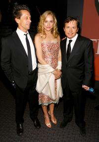 Brian Grazer, Tracy Pollan and Michael J. Fox at the Time Magazine's 100 Most Influential People 2007 gala.