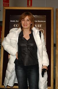 Blanca Portillo at the premiere of "Mujeres de 30" (Women of 30).