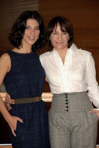 Maribel Verdu and Blanca Portillo at the photocall of "Siete Mesas (De Billar Frances)" during the 55th San Sebastian International Film Festival.