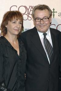 Blanca Portillo and Milos Forman at the premiere of "Goyas Ghosts."