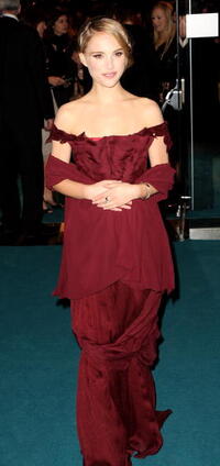 Actress Natalie Portman at the London premiere of "The Other Boleyn Girl."