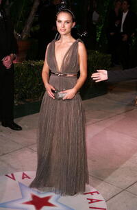 Natalie Portman at the Vanity Fair Oscar Party in West Hollywood.