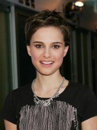 Natalie Portman backstage after a taping of MTV's Total Request Live at MTV Studios Time Square in N.Y.