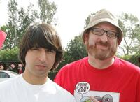 Demetri Martin and Brian Posehn at the Writers Guild of America (WGA).