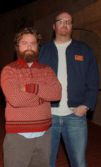 Zach Galifianakis and Brian Posehn at the special screening of "The Comedians of Comedy: The Movie."