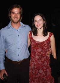 Kevin Mitchell and Susan May Pratt at the premiere of "Take Me Out."