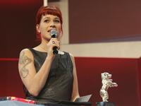 Franka Potente at the "Golden Bear" Award Ceremony.