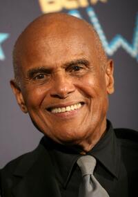 Harry Belafonte in the press room at 2006 BET Awards.