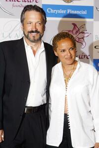Sam Behrens and Shari Belafonte at the Lili Claire Foundations 2004 Las Vegas Benefit Gala.