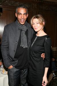 Chris Ivery and Ellen Pompeo at the Rag & Bone Fall 2008 fashion show during the Mercedes-Benz Fashion Week Fall 2008.