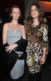 Audrey Marnay and Joana Preiss at the opening of new YSL store.