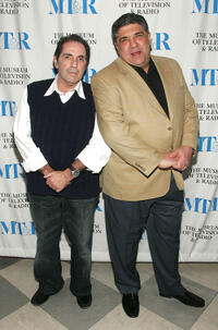 David Proval and Vincent Pastore at the Museum of Television & Radio presentation of "The Whacked Sopranos" in New York.