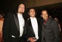 Penn Jillette, Paul Provenza and Peter Adam Golden at the after party of the premiere of "The Aristocrats."