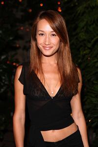 Maggie Q at the Much Love's BOW WOW WOW Animal Rescue Benefit.