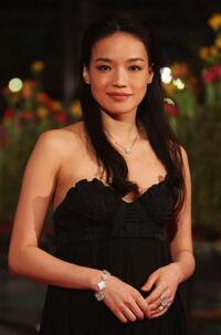 Qi Shu at the premiere of "Elegy" during the 58th Berlinale Film Festival.