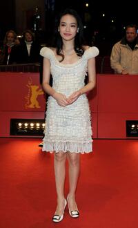 Qi Shu at the premiere of "Sparrow" during the 58th Berlinale Film Festival.