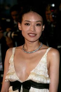 Qi Shu at the screening of "Three Times" during the 58th International Cannes Film Festival.