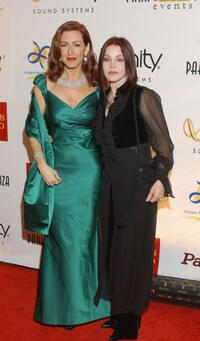 Joely Fisher and Priscilla Presley at the Third Annual Cabaret of Dreams Gala show.