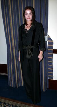 Priscilla Presley at the "First Ladies of the Dream Foundation, Honor A Few Good Men" tribute luncheon and fashion show.