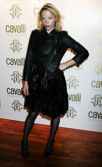Natalie Press at the Roberto Cavalli Dinner & Wine Launch at 17 Berkely Square.