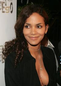 Halle Berry at the exclusive tasting at Cafe Fuego.