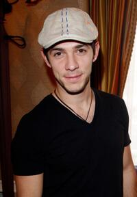 Michael Rady at the Block Headwear display during the 67th Annual Golden Globe Awards.