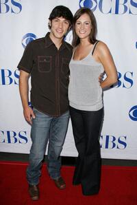 Michael Rady and his friend Rachel Kemery at the premiere of "Swingtown."