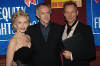 Trudie Styler, Jonathan Pryce and Sting at the Broadway Cares/Equity Fights Aids Benefit.