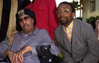 Richard Pryor and Spike Lee at the premiere screening of "The Original Kings of Comedy".