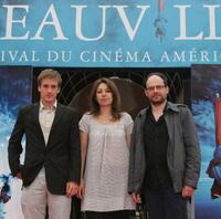 Gregoire Leprince-Ringuet, Valerie Benguigui and Denis Podalydes at the premiere of "La Vie d'Artiste" during the 33rd Deauville American Film Festival.