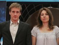 Gregoire Leprince-Ringuet and Valerie Benguigui at the premiere of "La Vie d'Artiste" during the 33rd Deauville American Film Festival.