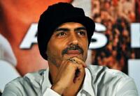 Arjun Rampal at the press conference of "Rajneeti."