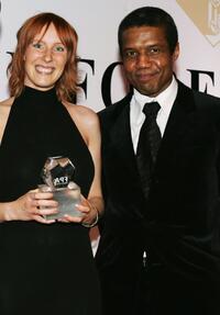 Christine Butler and Hugh Quarshie at the Press Association Annual awards.