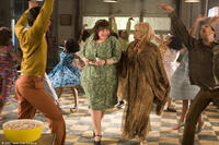 John Travolta and Queen Latifah in "Hairspray."