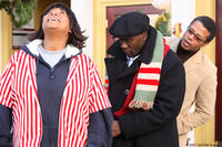 Queen Latifah, Morris Chestnut and Terrence Howard in "The Perfect Holiday."