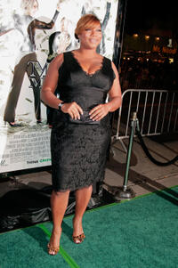 Queen Latifah at the "Mad Money" premiere in Westwood, California