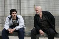 Tahar Rahim as Malik and Niels Arestrup as Cesar Luciani in "A Prophet."