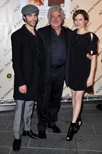 Tahar Rahim, Franck Provost and Marie Josee Croze at the Romy Schneider and Patrick Dewaere Awards.