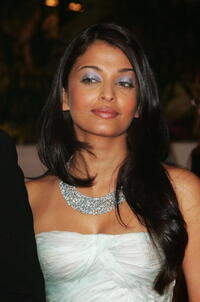 Aishwarya Rai at "My Blueberry Nights" party during the 60th International Cannes Film Festival at the Palais du Festival.