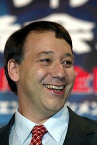 Sam Raimi at the Tokyo press conference of "Spider-Man".