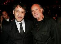 Sam Raimi and Marvels Avi Arad at the Tribeca Film Festival after party of "Spider-man 3".