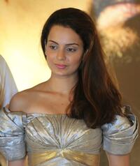Kangana Ranaut at the press conference of "Knock Out" during the International Indian Film Academy (IIFA) Awards Event.
