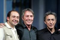 Patrick Timsit , Francis Weber and Richard Berry at the rehearsal of "L'emmerdeur."