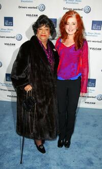 Ruth Brown and Bonnie Raitt at the Salute to the Blues Concert.