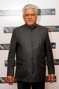 Om Puri at the photocall of "West Is West" during the 54th BFI London Film Festival.