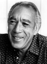 Anthony Quinn for a photograph in Mexico.