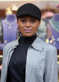 Theresa Randle at the opening of the Luxury Jewels of Beverly Hills.