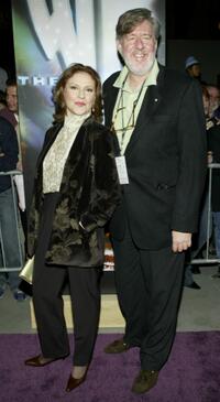 Kelly Bishop and Edward Herrmann at the WB Network's 2003 Winter Party.