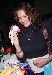 Denise Quinones at the People En Espanol Celebration of 50 Most Beautiful Gifting Suite.