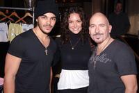 Shalim, Denise Quinones and Richard Perez-Feria at the People En Espanol Celebration of 50 Most Beautiful Gifting Suite.